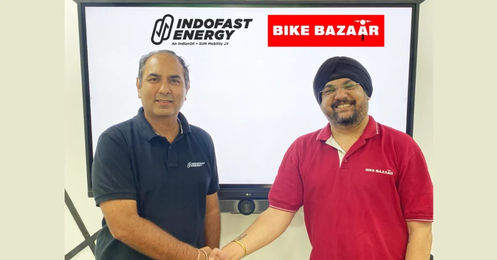 Indofast Energy and Bike Bazaar to Roll Out 5,000 EVs over the next 18 months