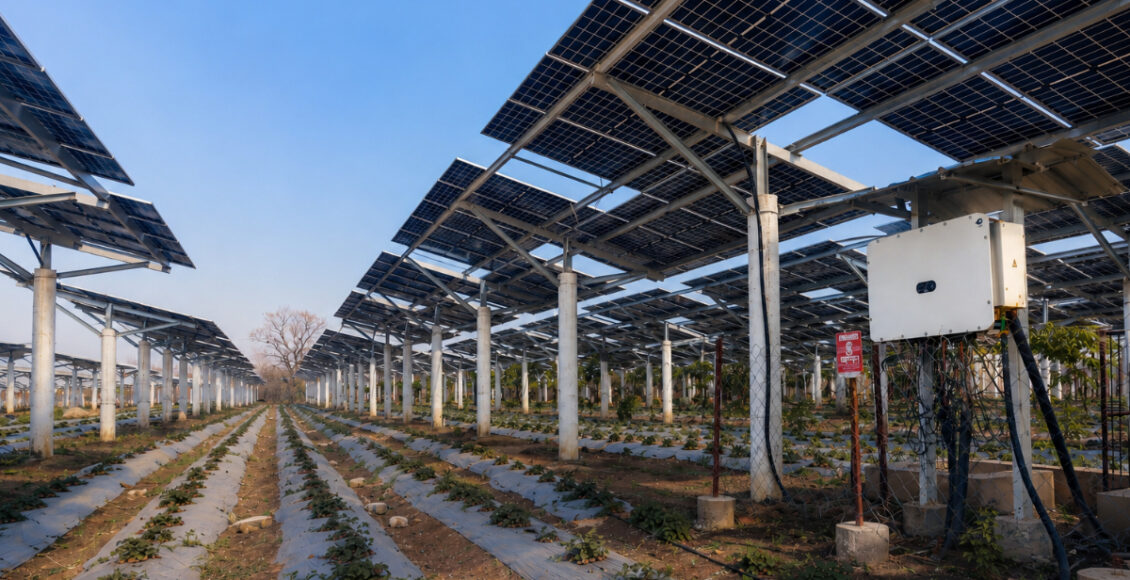 Indias Largest Agrivoltaics Plant